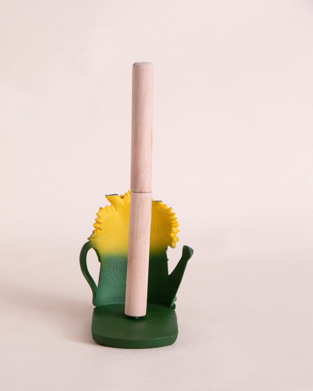 Floral Paper Towel Holder - Green
