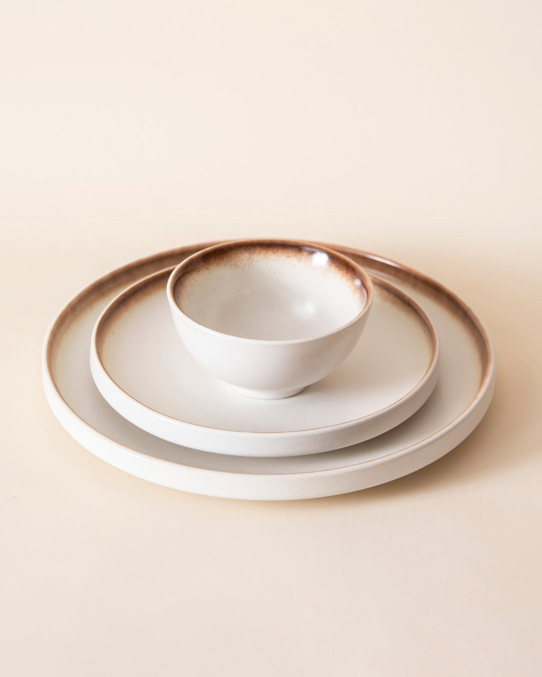 Artisan Glazed Ceramic Quarter Plate