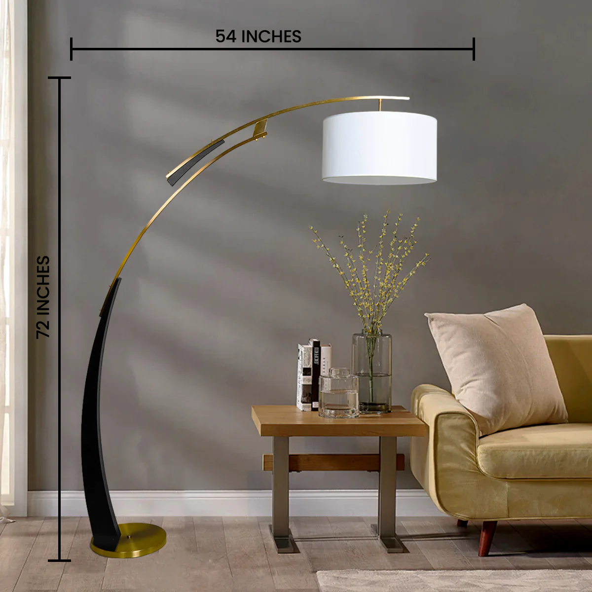 Mystical Dreamcatcher Designer Arc Floor Lamp for Living Room