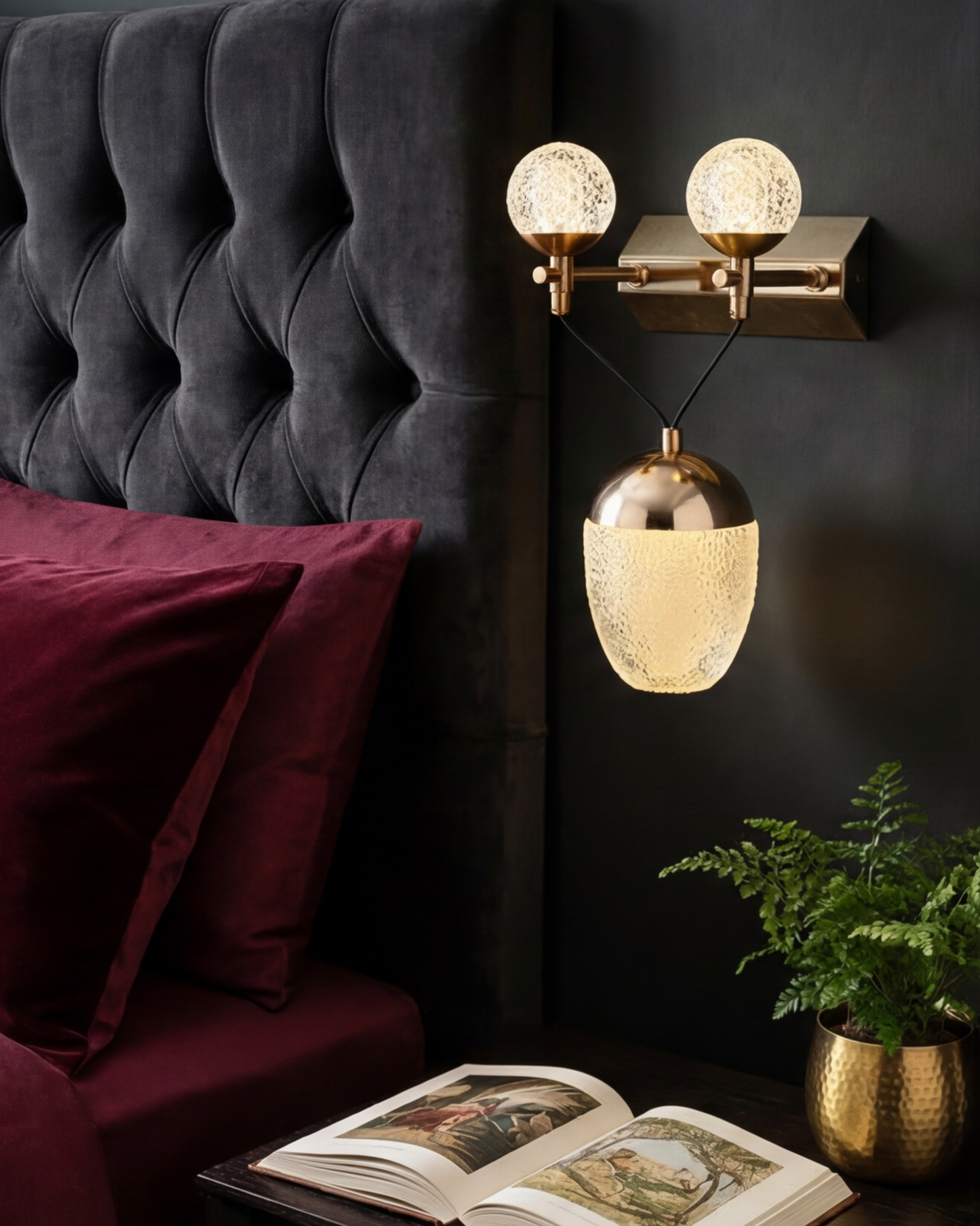 Aurora Triple Glow Wall Light