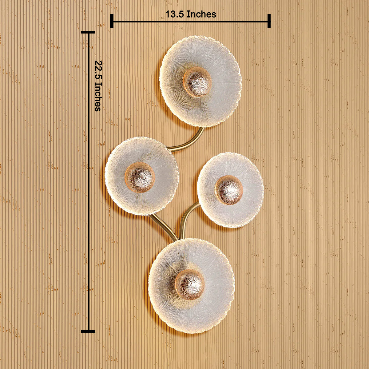 Gallery Bloom Vista Wall Light for Living Room & Item for Wall Decoration