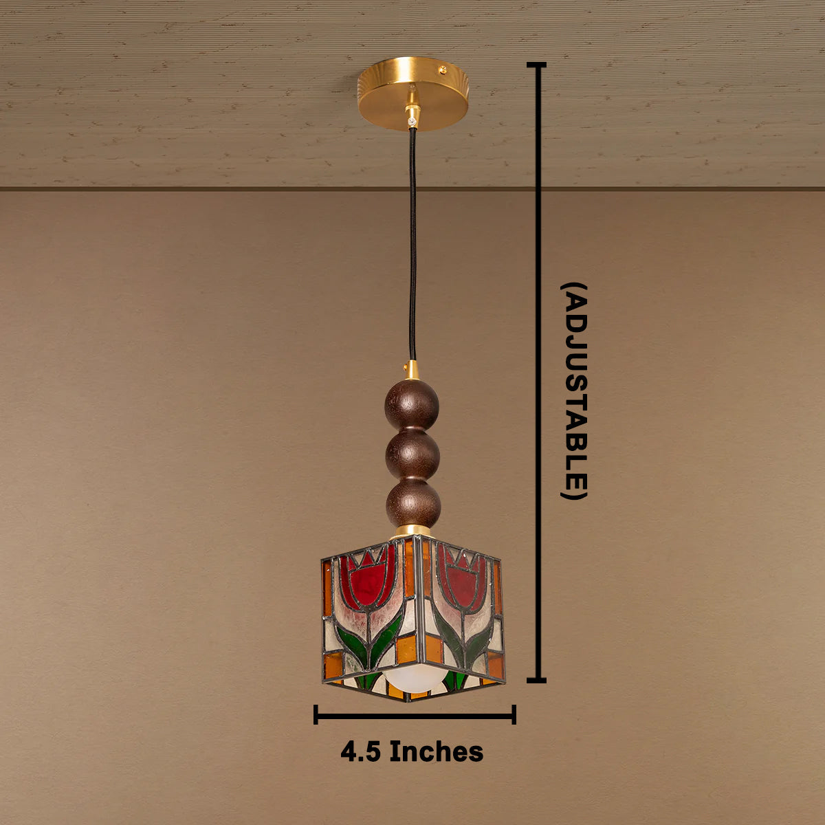 Vintage Rose Pendant Light For Home