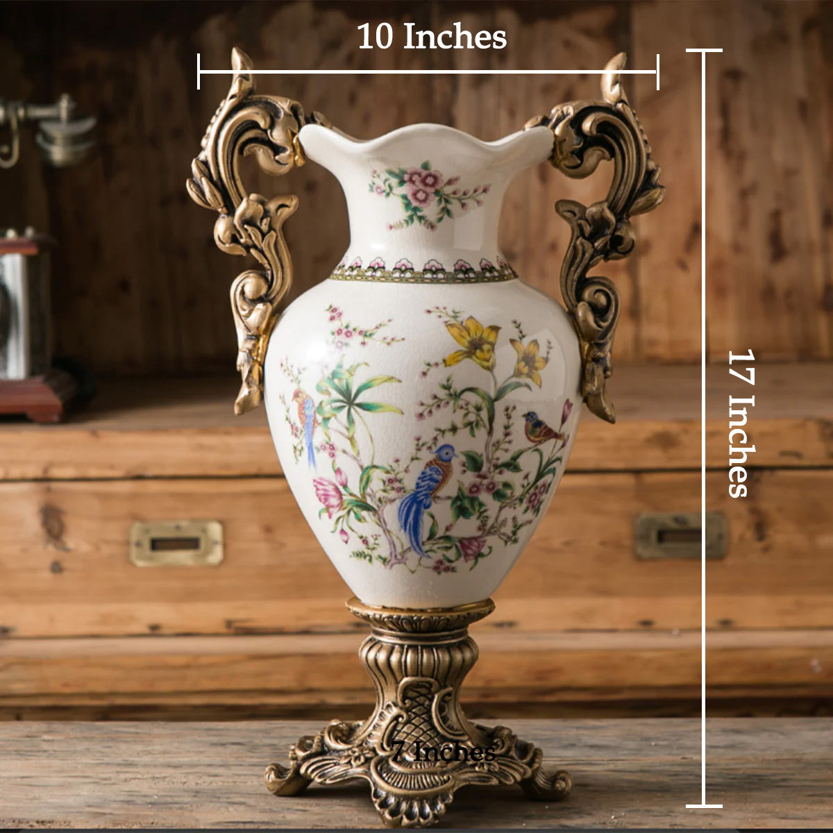 Claret Decorative Vase and Showpiece
