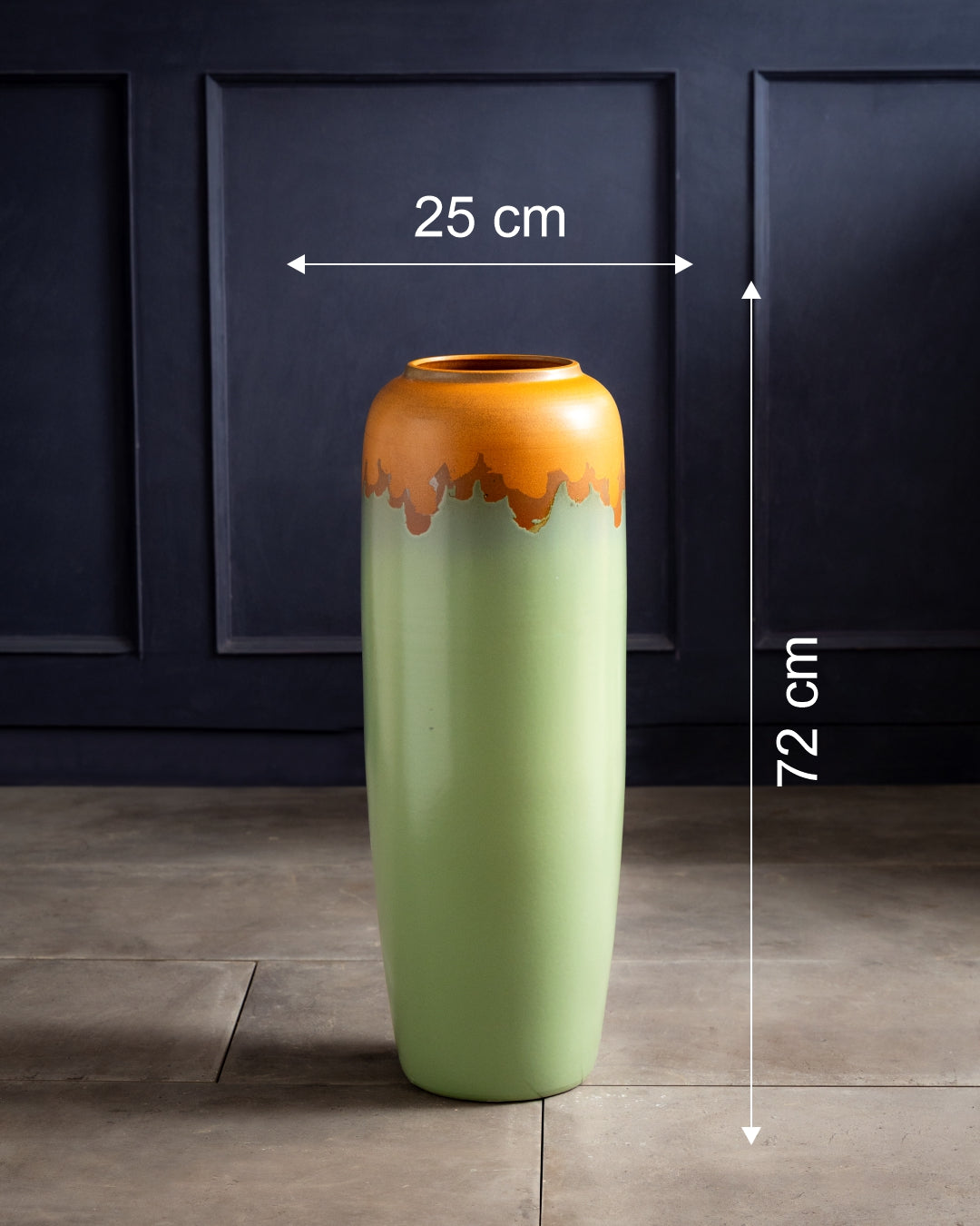 Verdant Harmony Floor Vase - Set Of 2