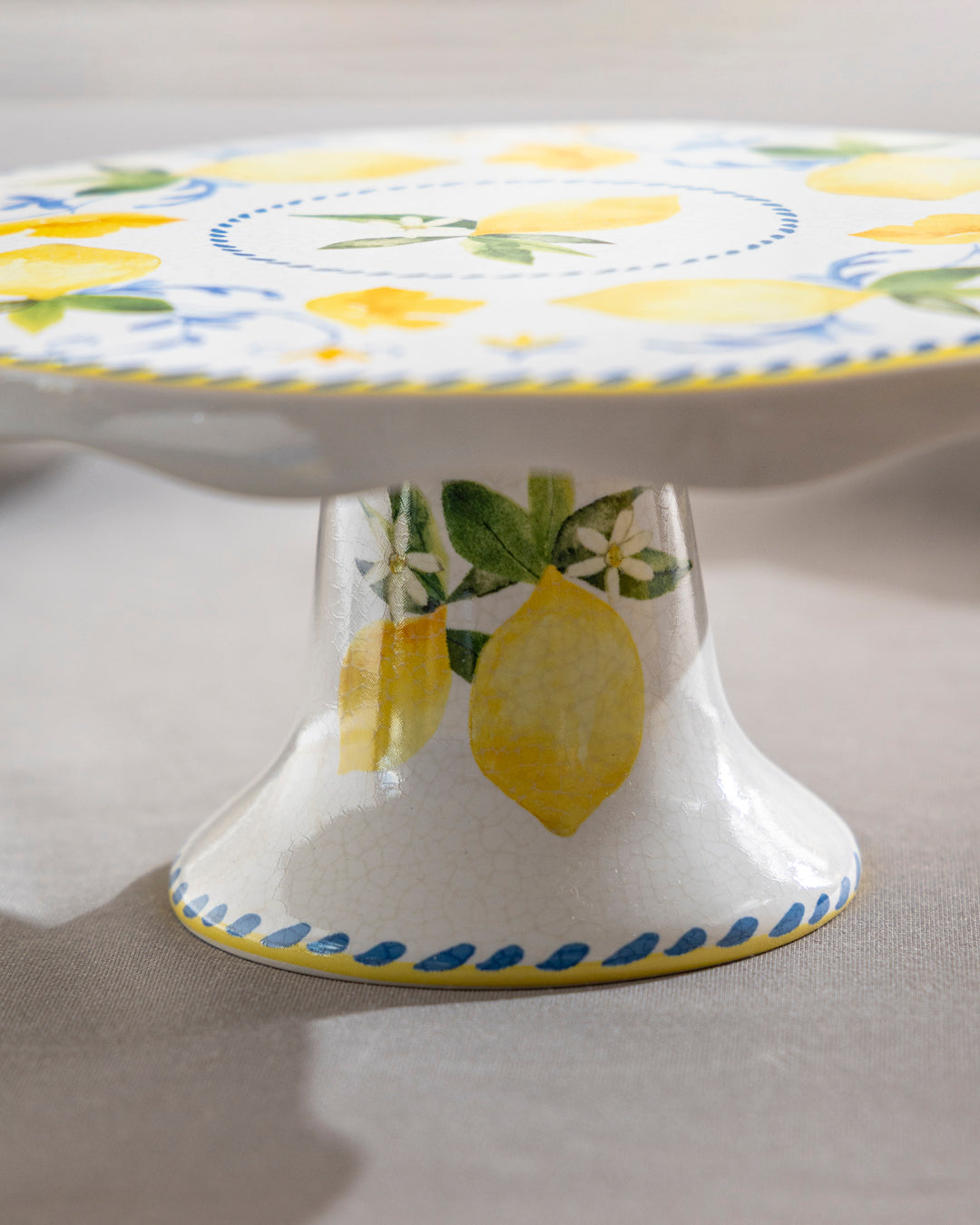 Amalfi Lemon Charm Cake Stand