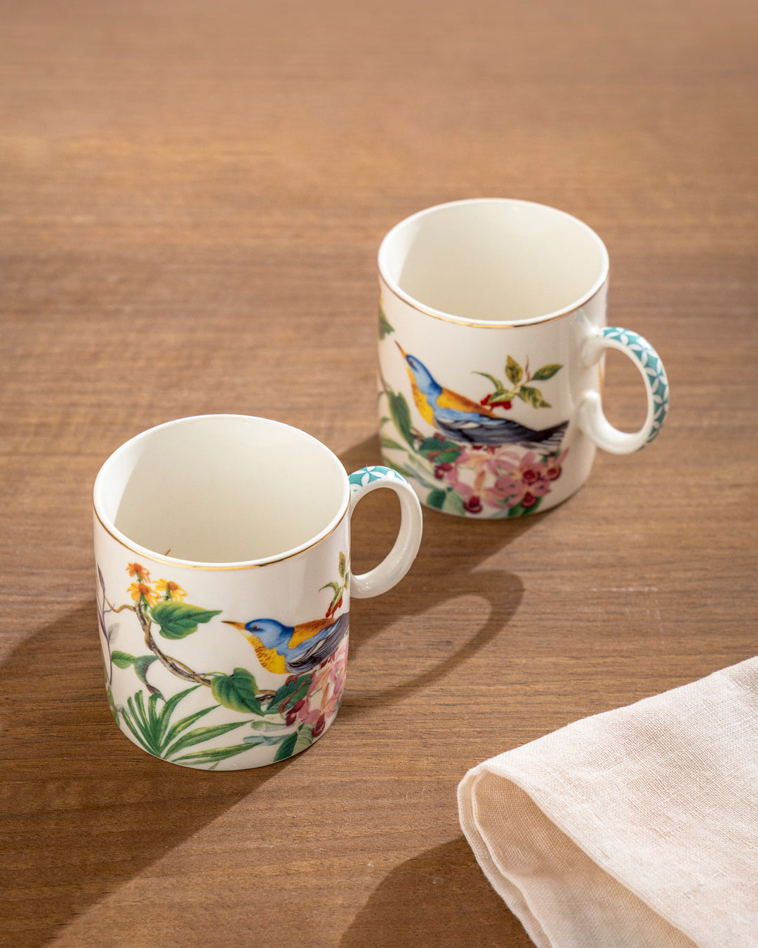 Tropical Bird Garden Mug - Set Of 6