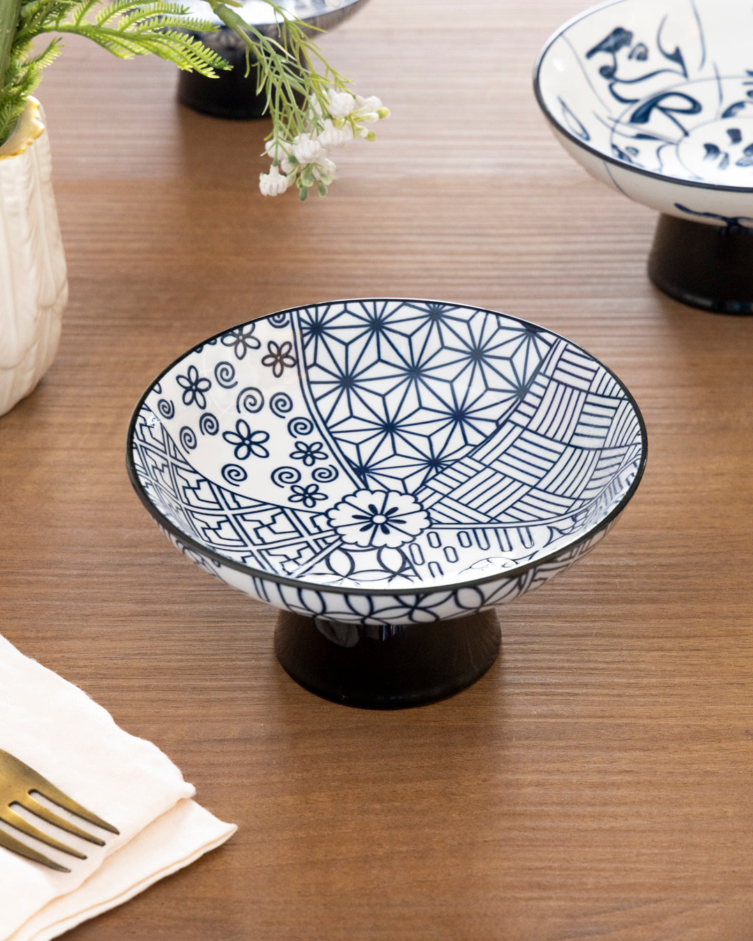 Blue & White Fruit Bowl / Nut Bowl