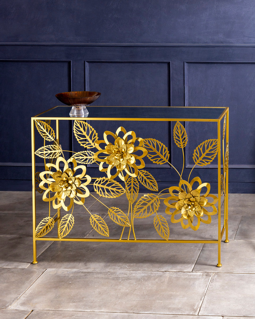 Golden Garden Console Table - Large