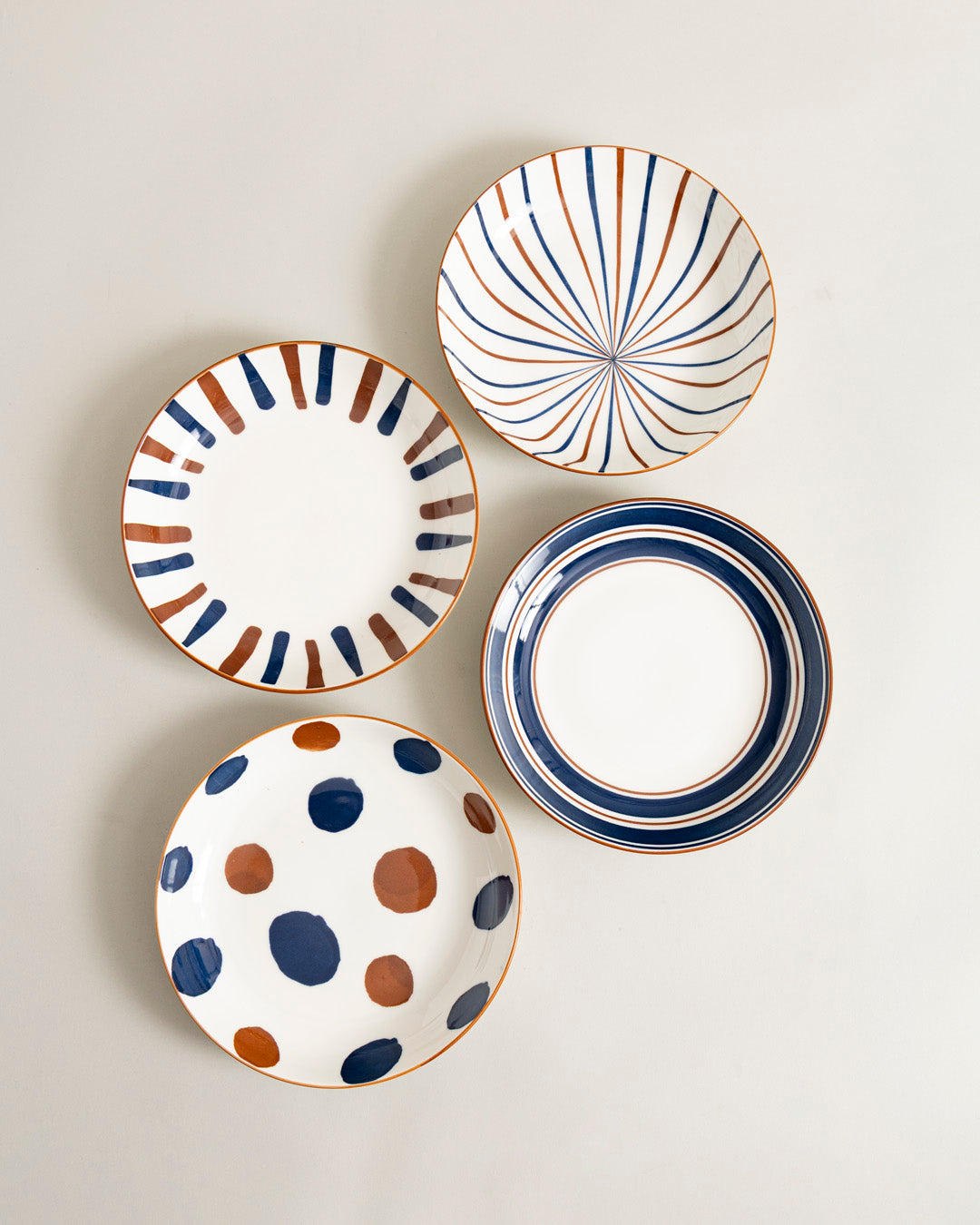 Rustic Harmony Pasta Bowl - Set Of 4