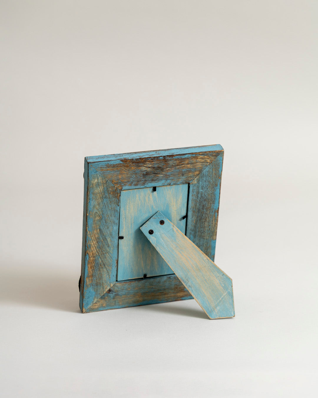 Turquoise Rustic Floral Accent Photo Frame