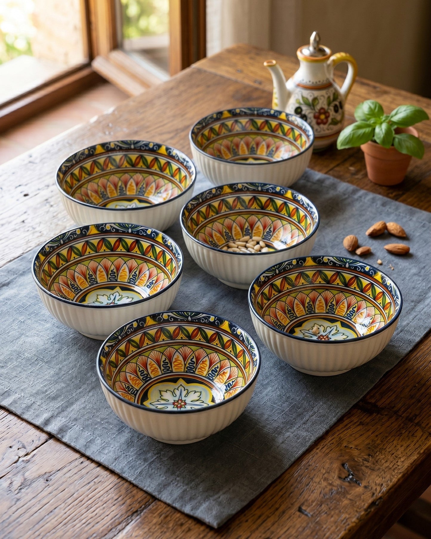 Royal Mosaic Katori - Set Of 6 Style - 6