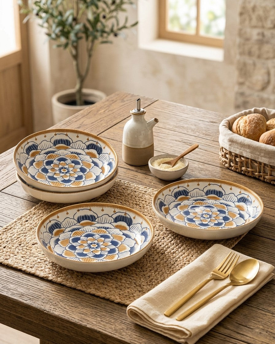 Blossom Charm Pasta Bowl - Set Of 4 Style - 3