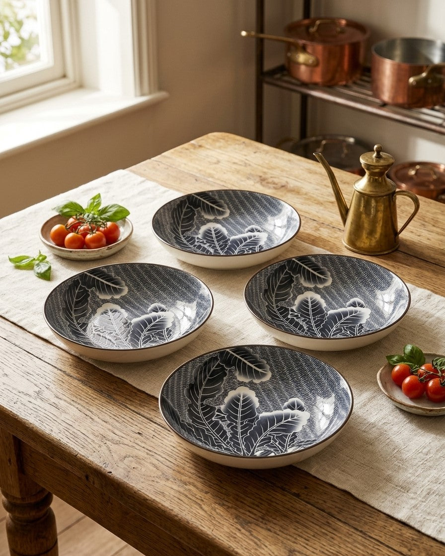Heritage Art Pasta Bowl - Set Of 4 Style - 1