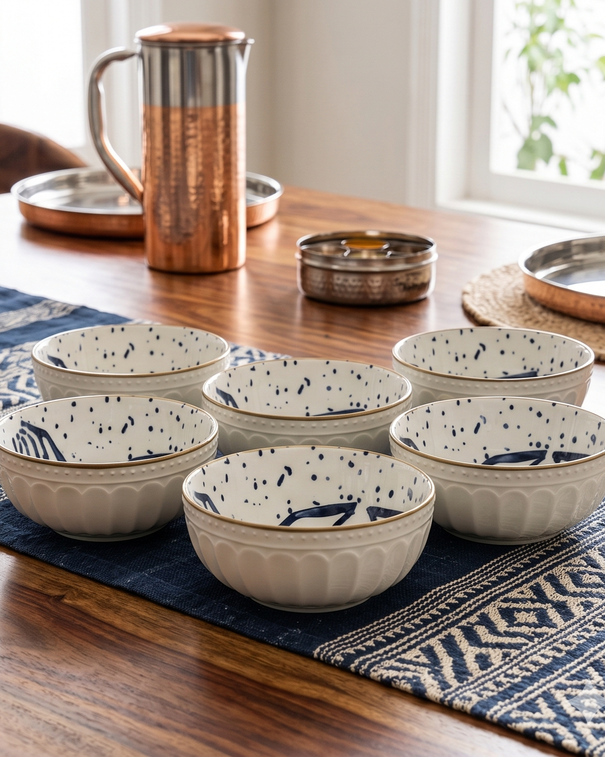 Crab Tales Katori - Set Of 6