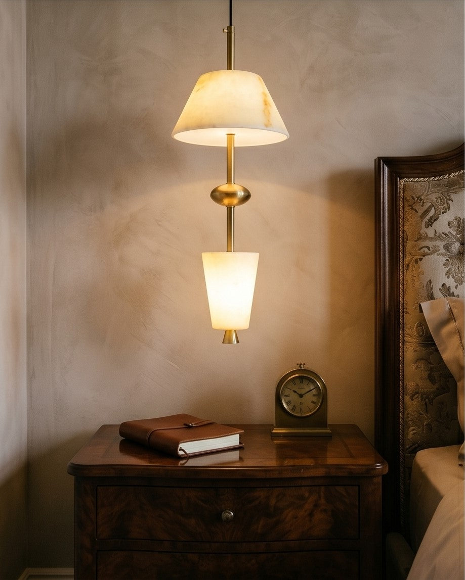 Aurora Marble Glow Pendant