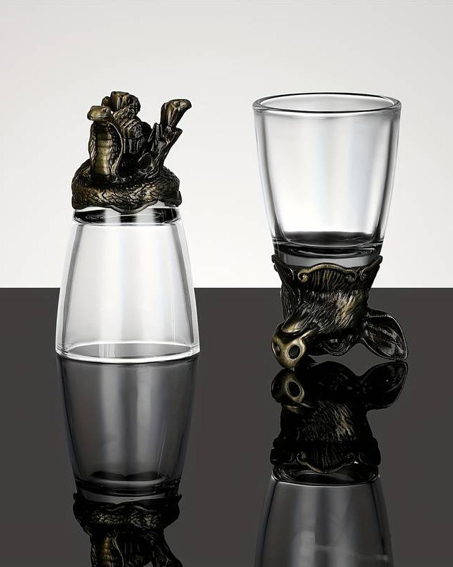Animal Head Shooters Bronze - Set of 12