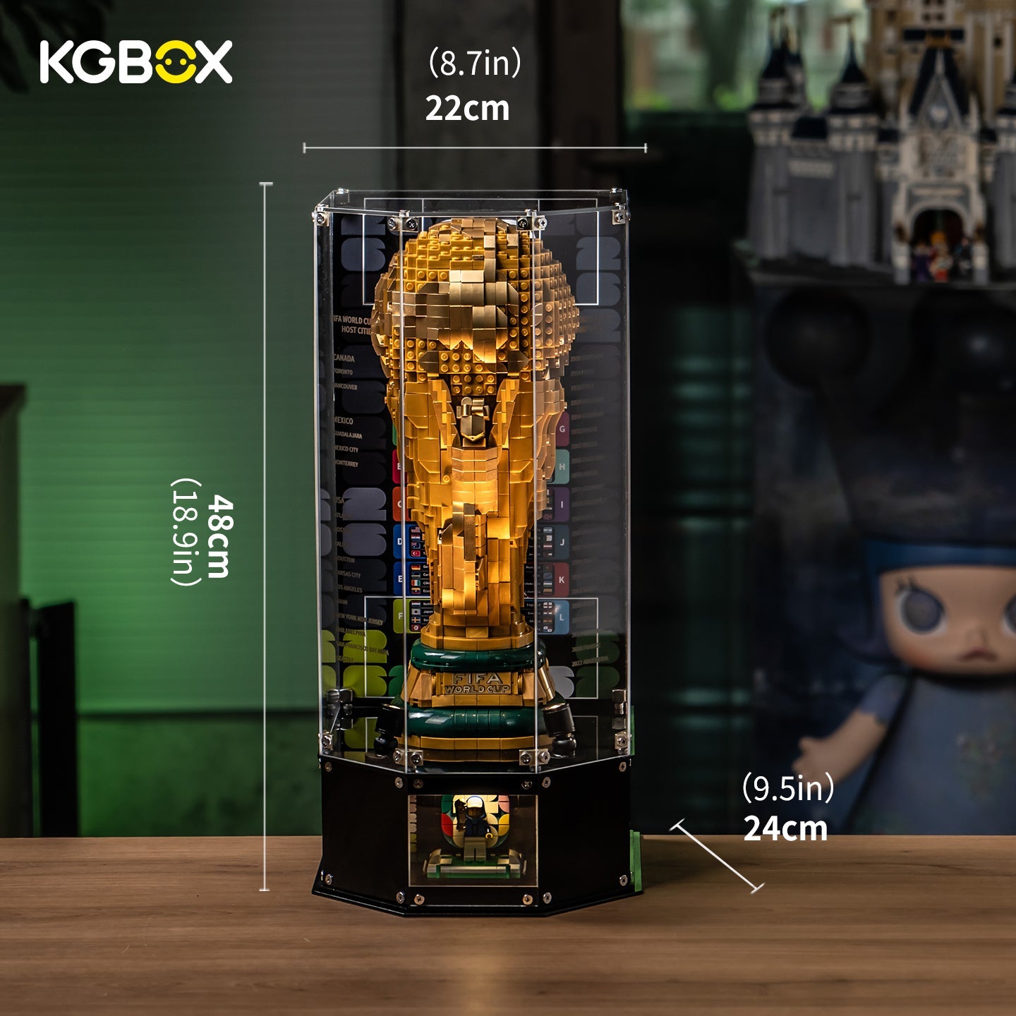 LEGO Premium Display For FIFA World Cup Official Trophy - LED & UV Print