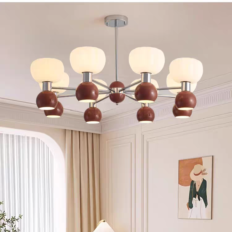 Luxeva Chandelier For Home & Home Decoration Item - Red