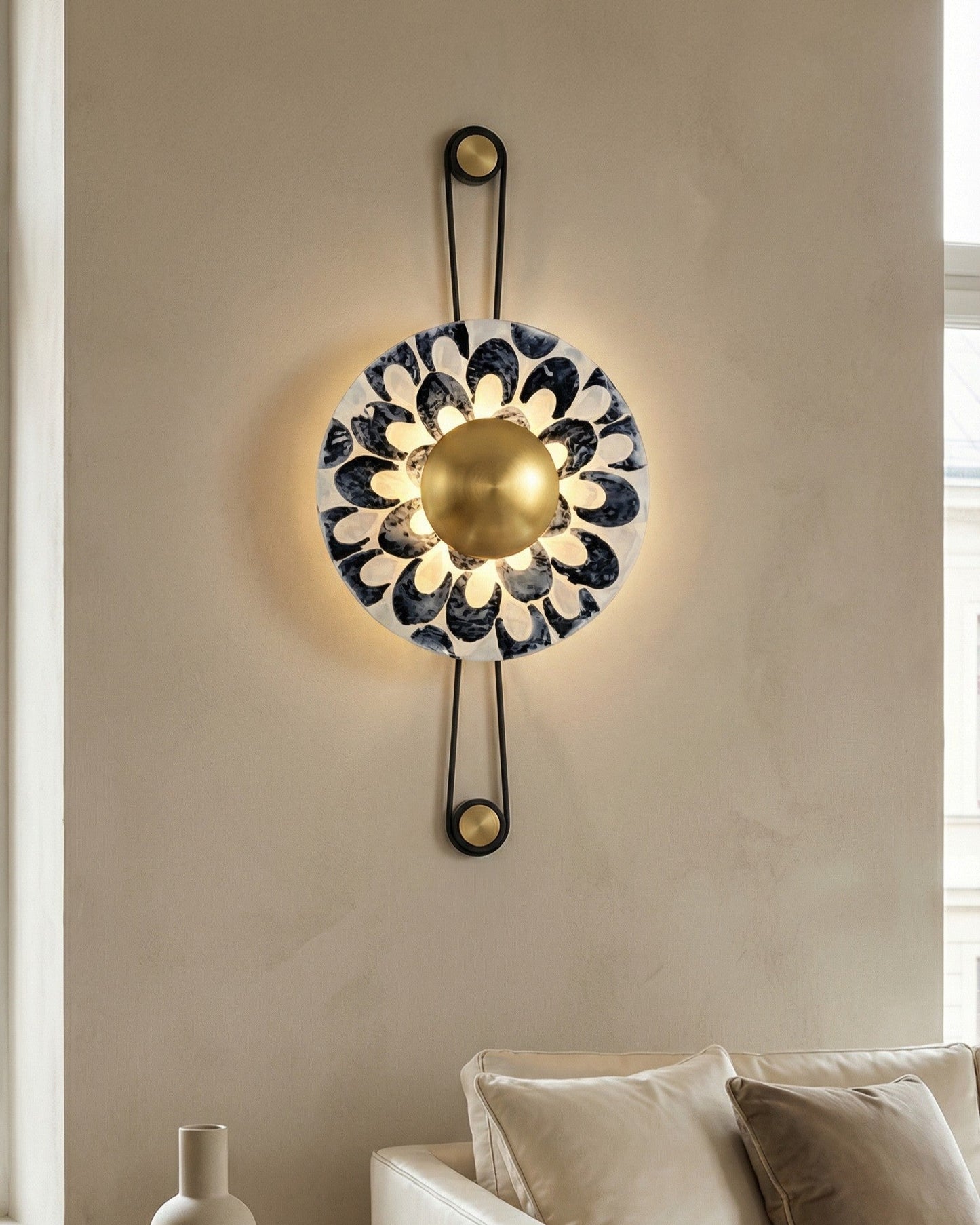 Florvex Mosaic Disc Wall Light