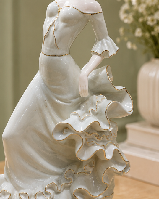 Belle Epoque Dancer - Fine Porcelain Figurine