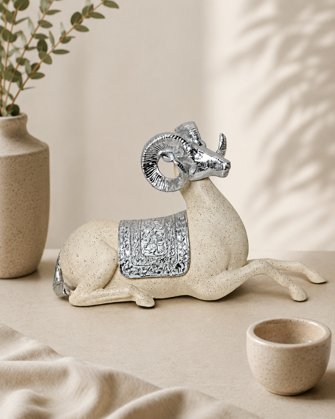 Royal Ram Decorative Figurine