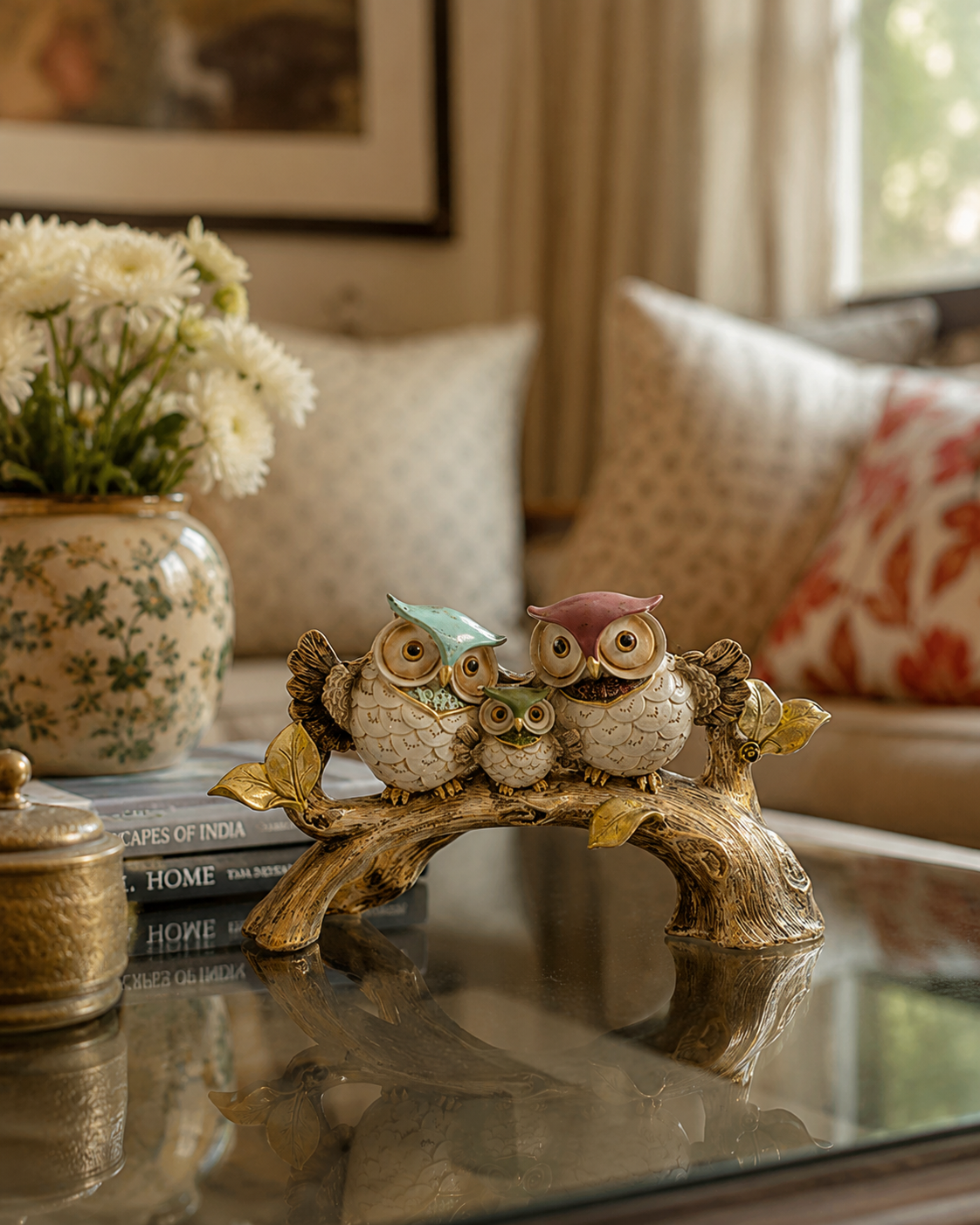 Tropical Parrot Decorative Figurine