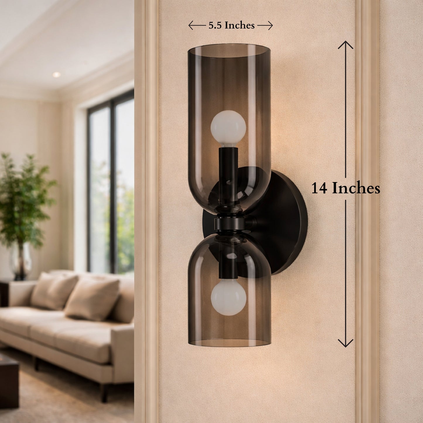 Luma Tube Wall Light for Home & Item for Wall Decoration
