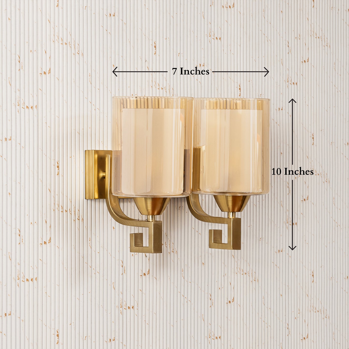 Silent Shine Wall Lamps for Home & Item for Wall Decoration - Double Sconce
