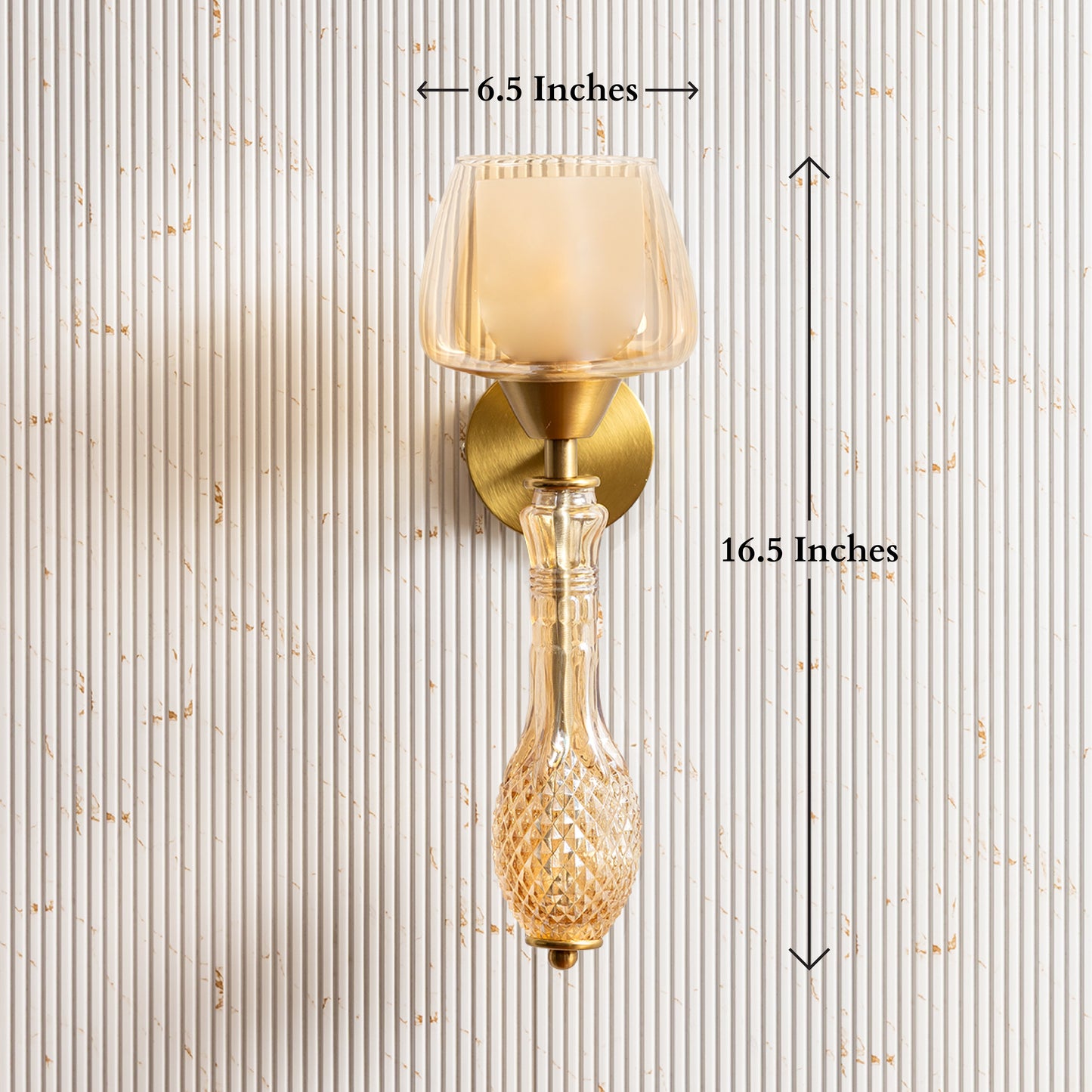 The Aura Nest Wall Lamp for Home & Item for Wall Decoration - Single Sconce