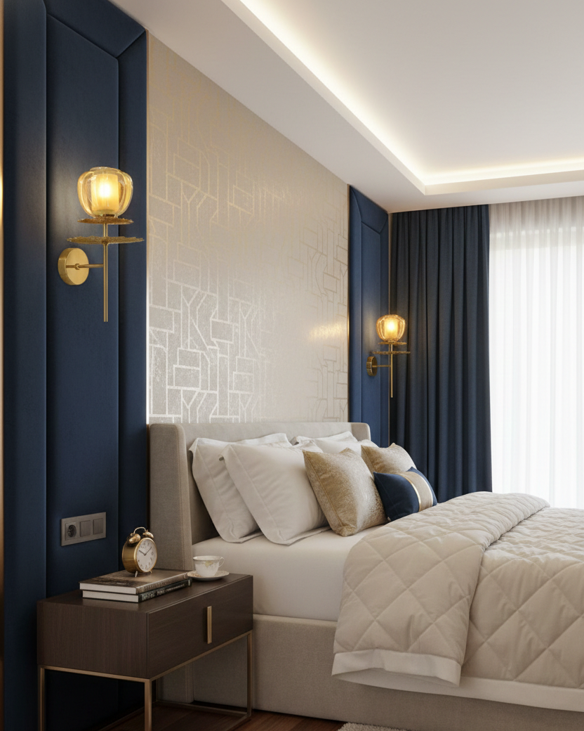 Luxury Gold Wall Sconce