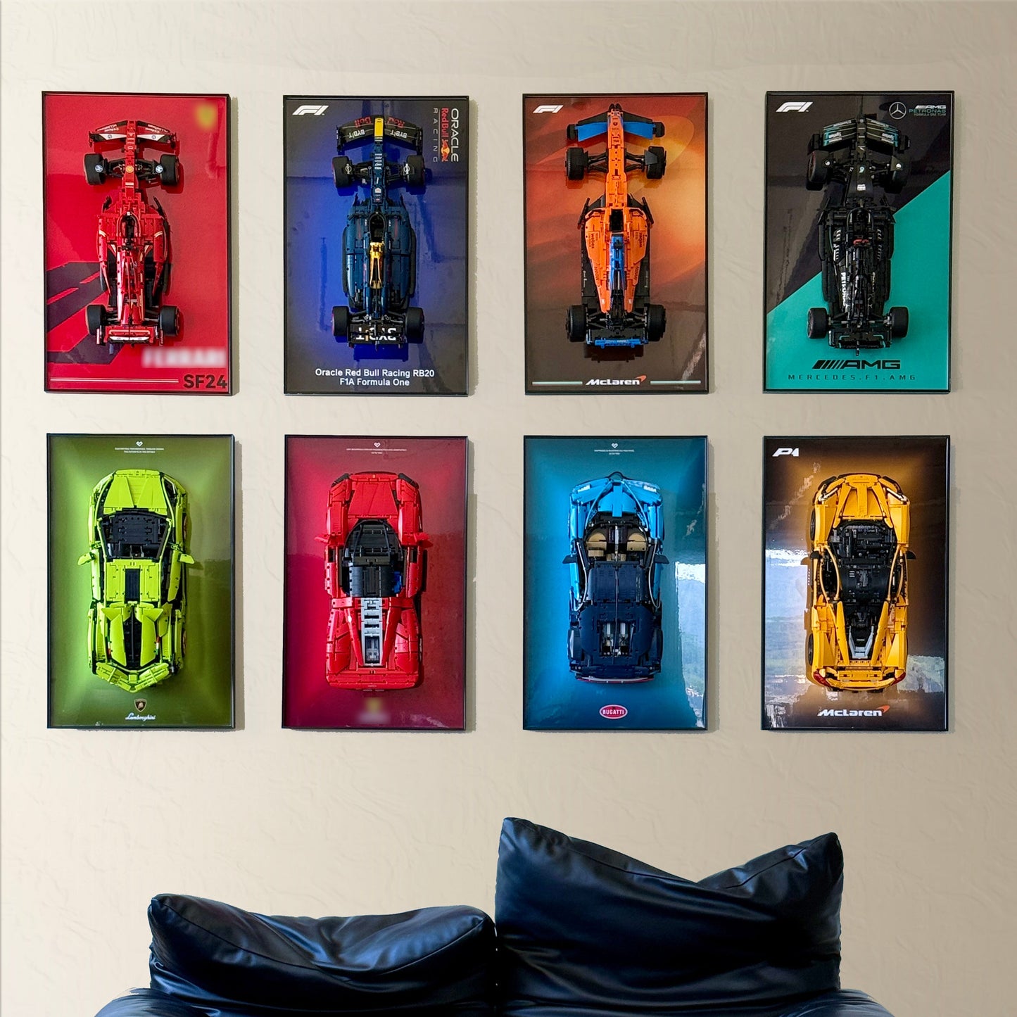 LEGO® TECHNIC™ Bugatti Chiron 42083 Car Display Frame And LEGO Set