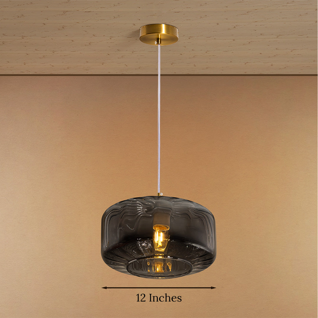 Luxe Prism Ceiling Light For Home & Home Decoration Item - Grey