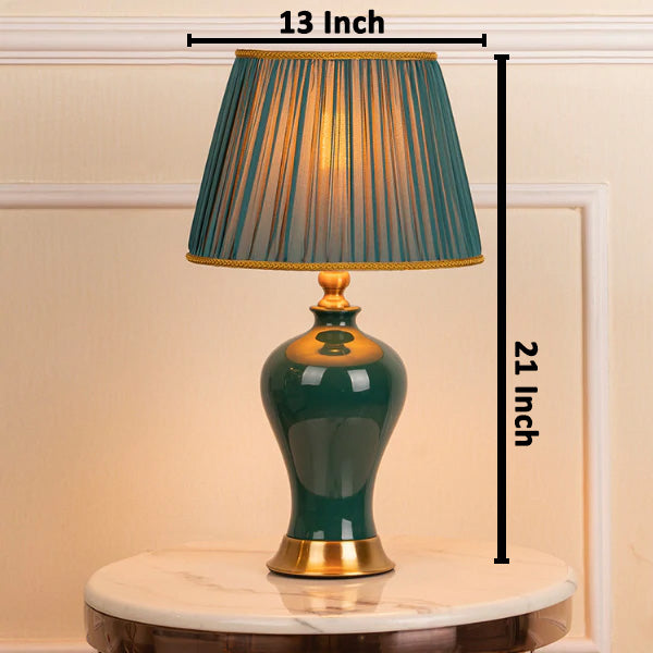The Green Comet Antique Decorative Table Lamp - Medium