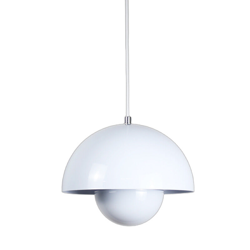 Vibe Dome Pendant Light For Home & Item for Home Decoration - White