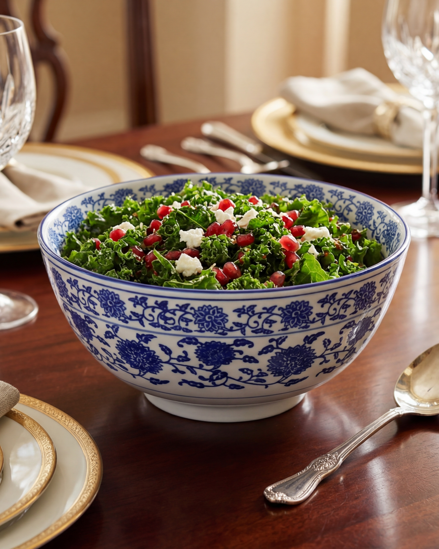 Azure Bloom Classic Bowl