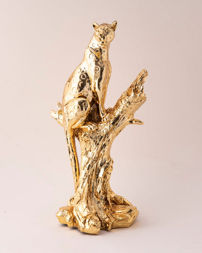 'Majestic Watch' Decorative leopard Figurine