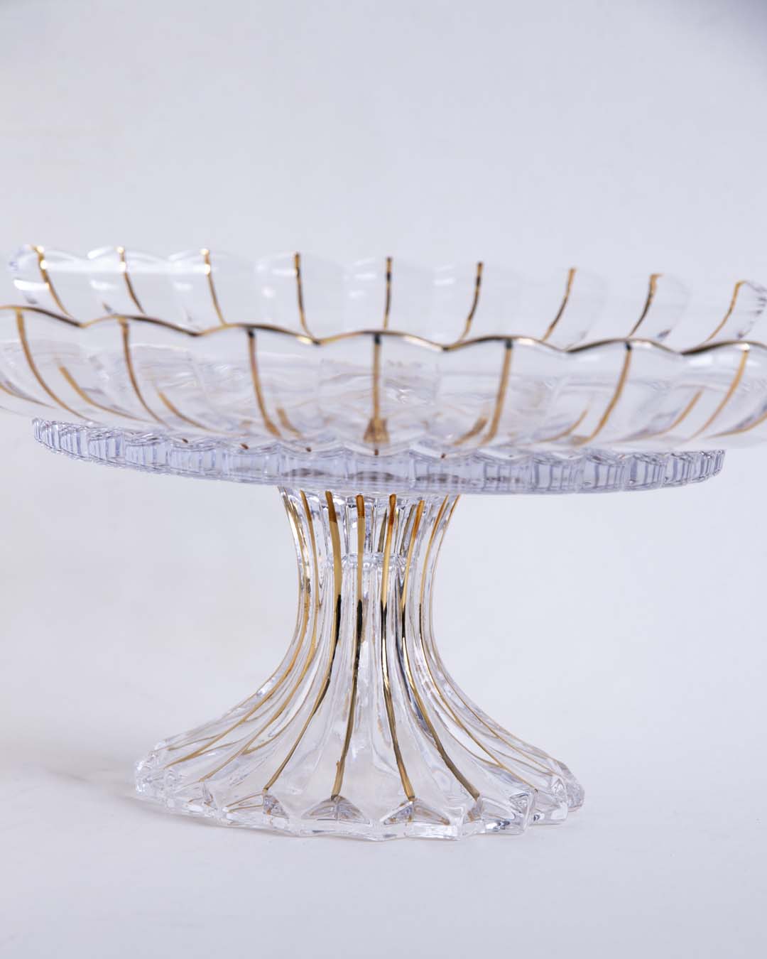 Majestic Footed Glass Platter