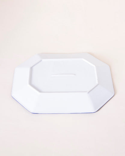 Vintage Blue & White Platter - Large