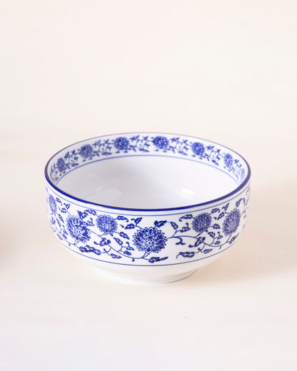 Vintage Blue & White Bowl - Large