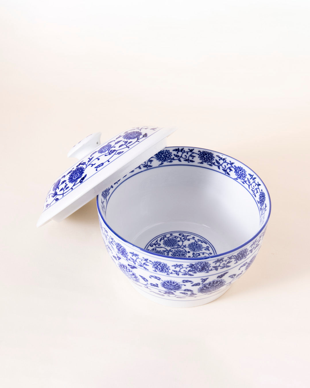 Vintage Blue & White Casserole With Lid