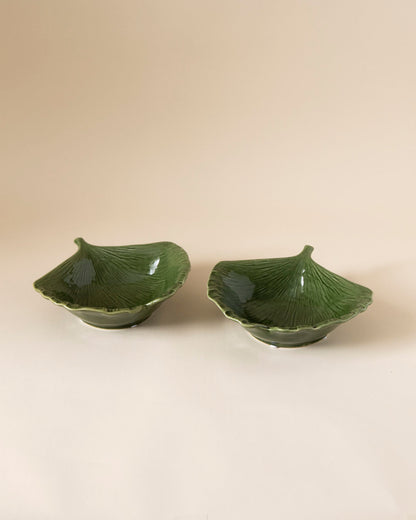 Pinecone Leaf Ceramic Decorative Bowl