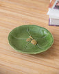 Pinecone Leaf Ceramic Platter