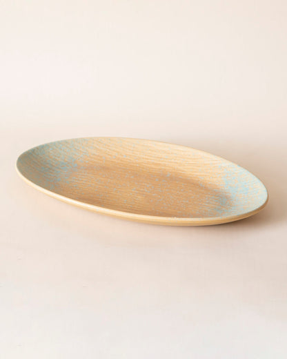 Golden Drift Matte Platter