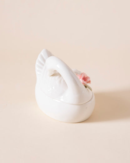 Romantic Swan Trinket Keeper