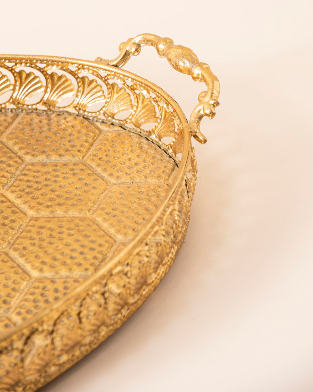 Oval Honeycomb Serving Tray - Large