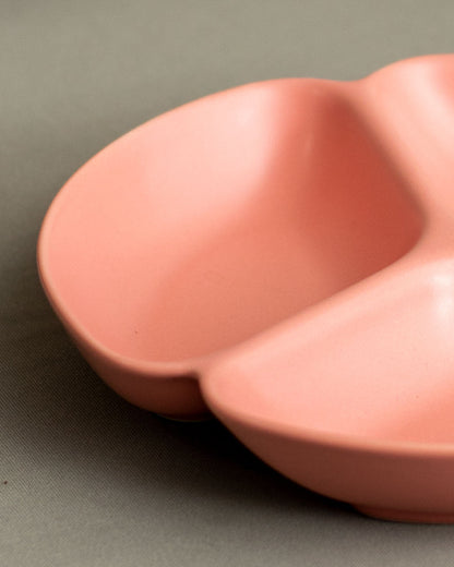 Monochrome Chip & Dip Platter - Pink