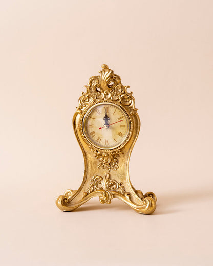 Classic Gold Victorian Table Top Clock