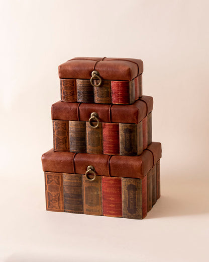 'Secrets of Library' Vintage Treasure Chest - Set of 3