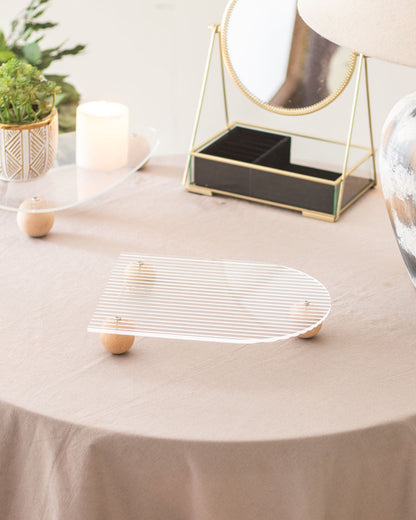 Clear Acrylic Serving Tray