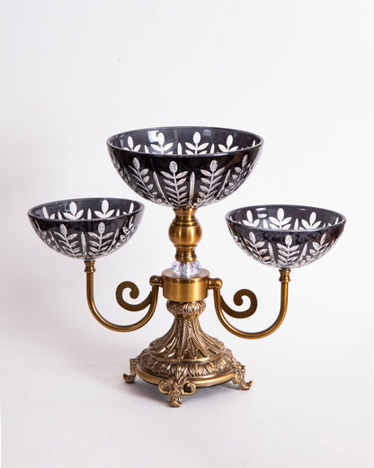 Antique Style Triple Arm Decorative Bowl